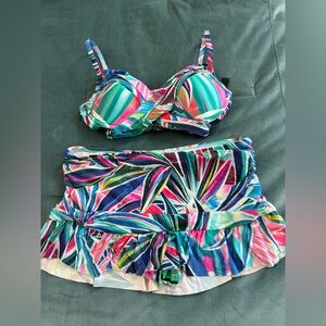 La Blanca bikini top size 8 bottom size 10